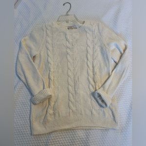 Women’s JCREW Winter White Sweater Small
